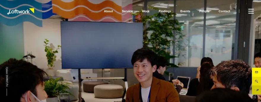 Loftwork 首頁畫面